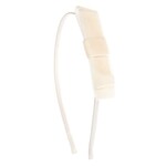 Siena Siena  Haarband met  off white fluwelen  strik