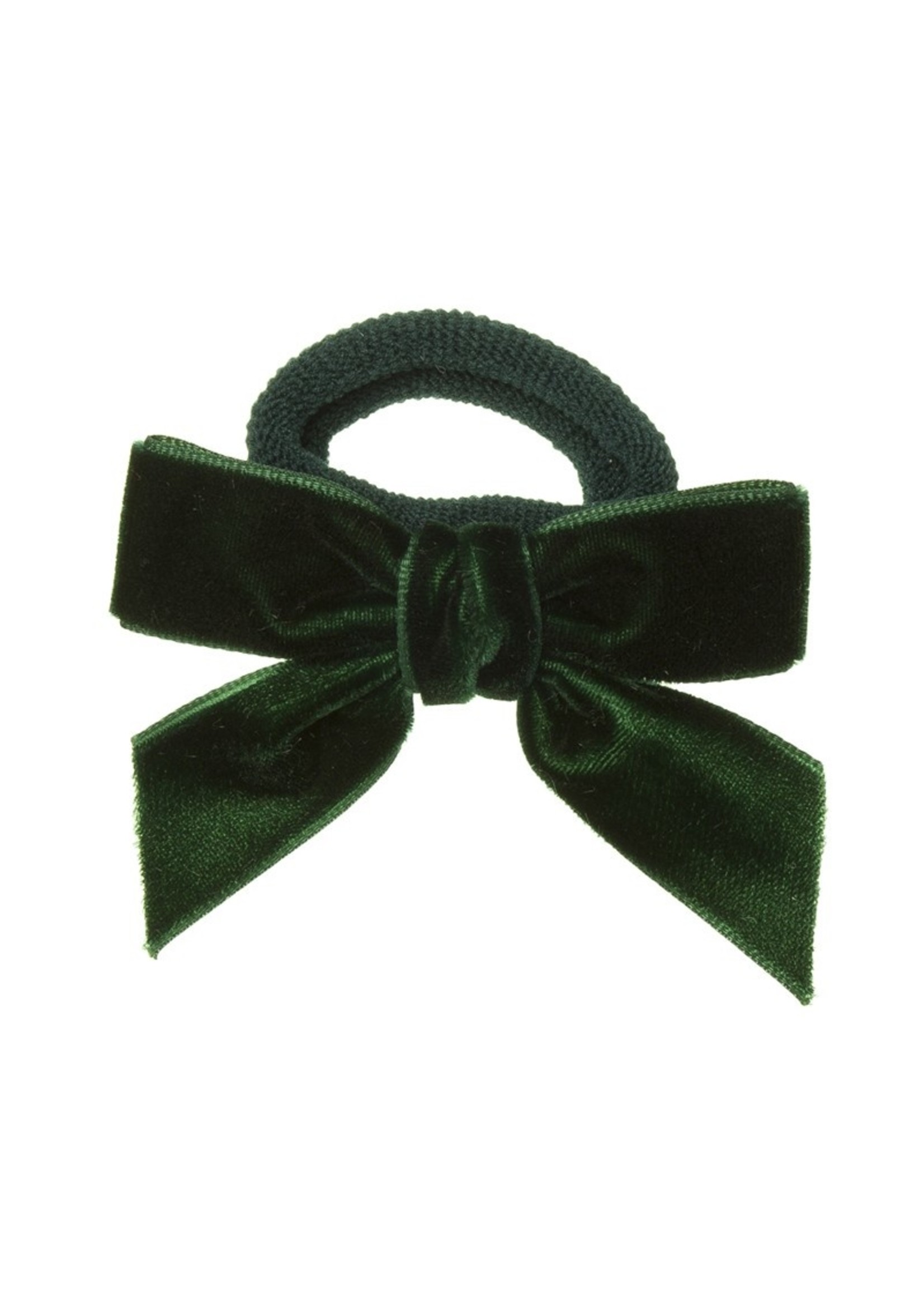 Siena Siena elastiek  groen met fluwelen strik