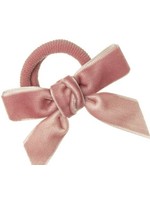 Siena Siena elastiek  oud roze met fluwelen strik