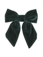 Siena Siena fluwelen strik groot petrol