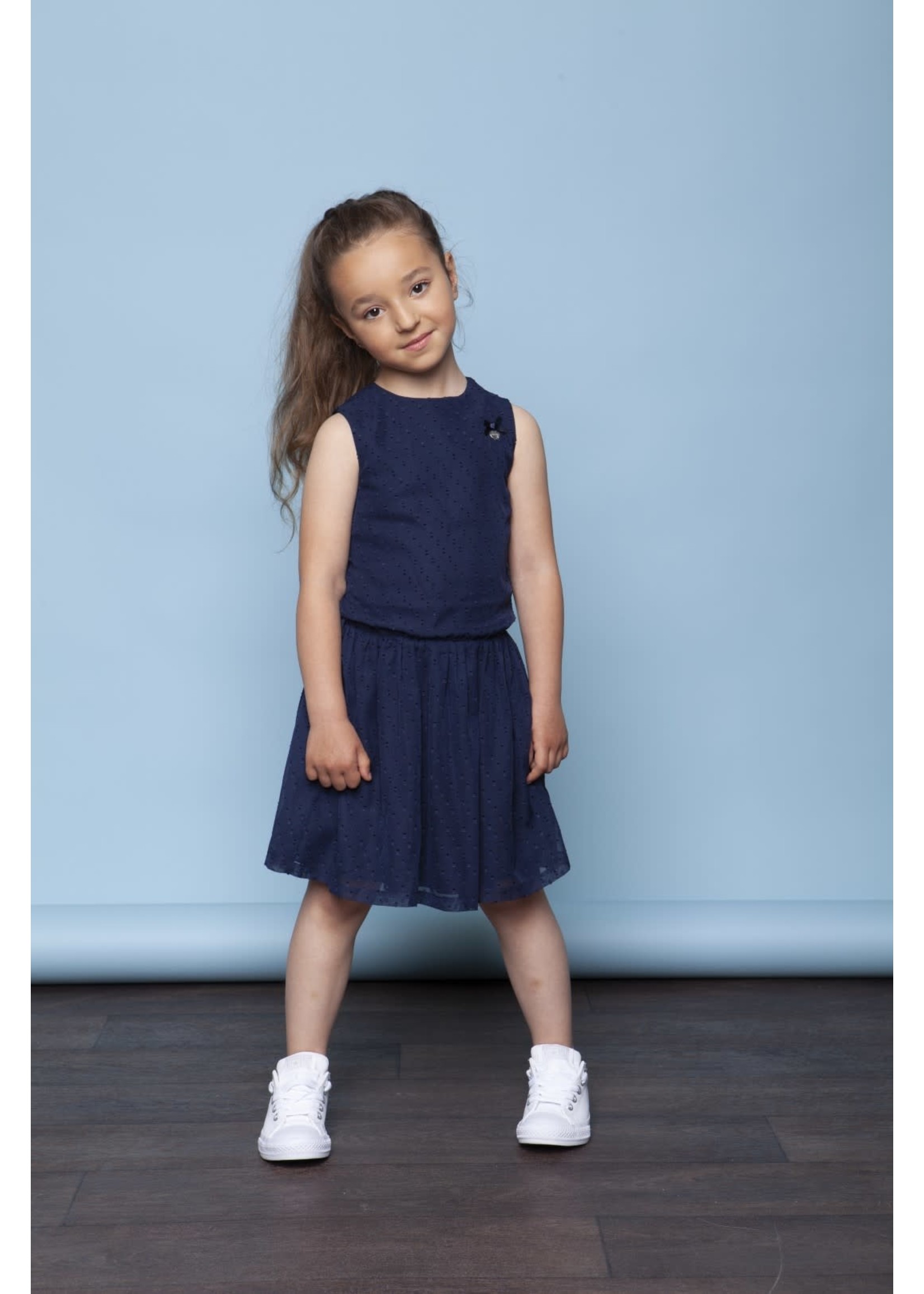 Le Chic Le Chic dress "Classic Dots" C012-5818 Blue Navy