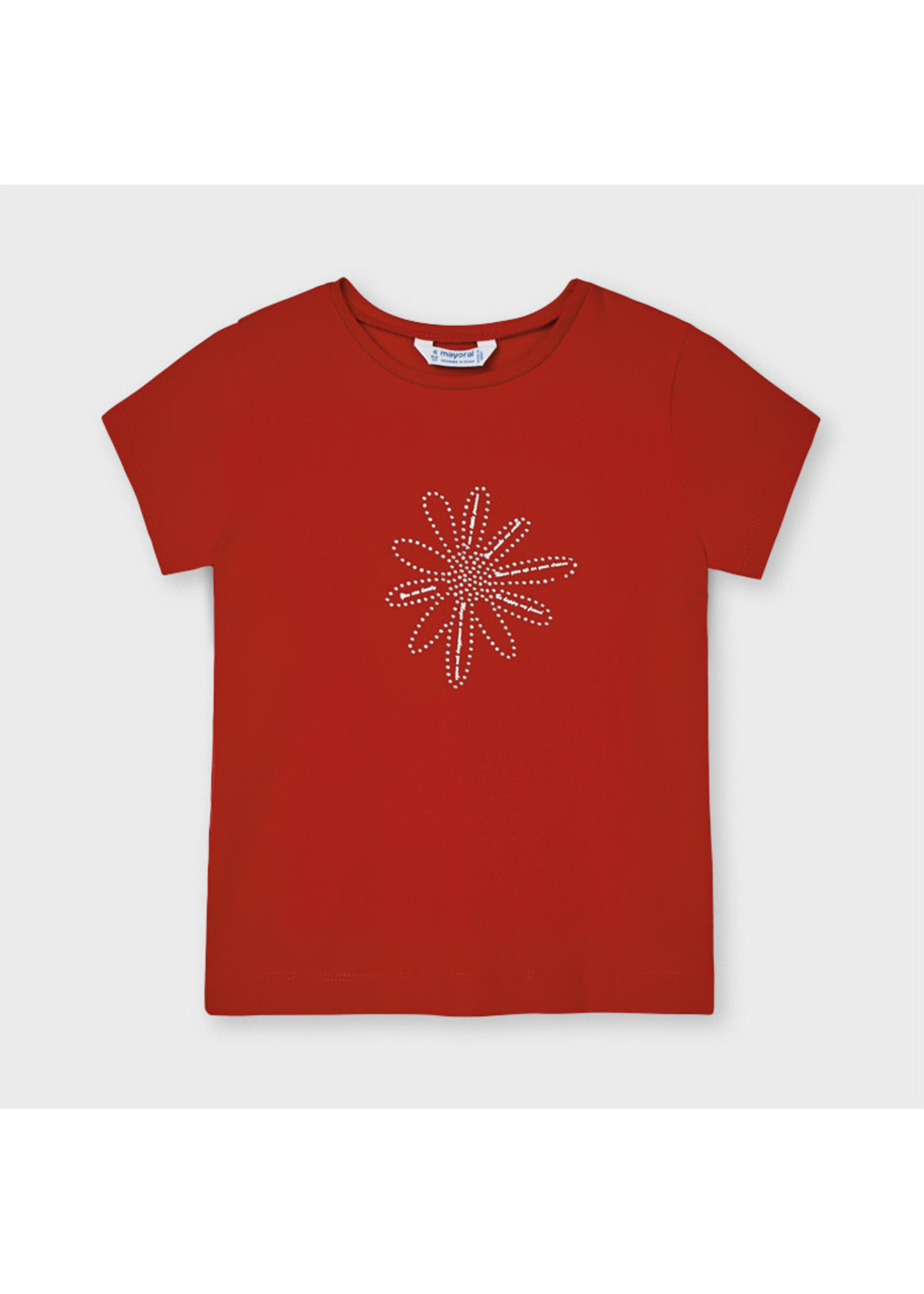 Mayoral Mayoral Basic s/s t-shirt Poppy - 21 00174