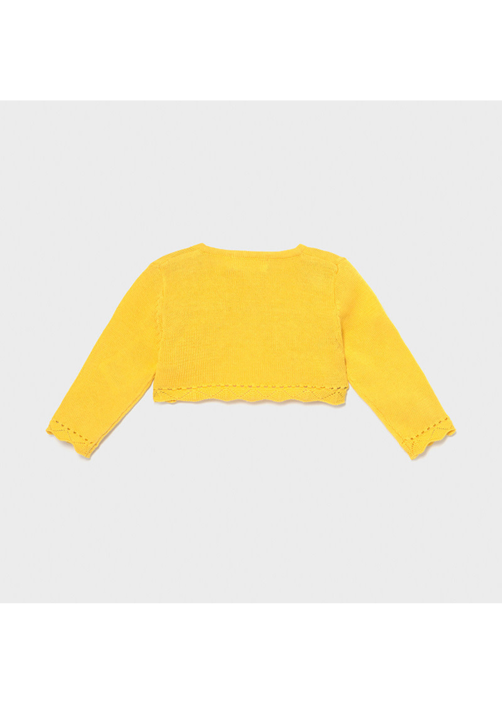 Mayoral Mayoral Basic knit cardigan Yellow - 21 00318