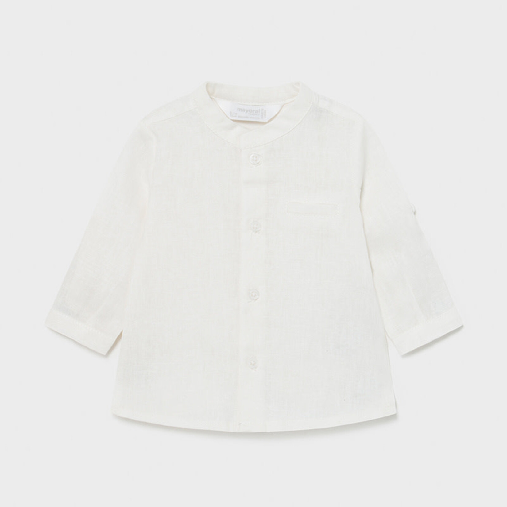 Mayoral Mayoral L/s shirt Cream - 21 01174