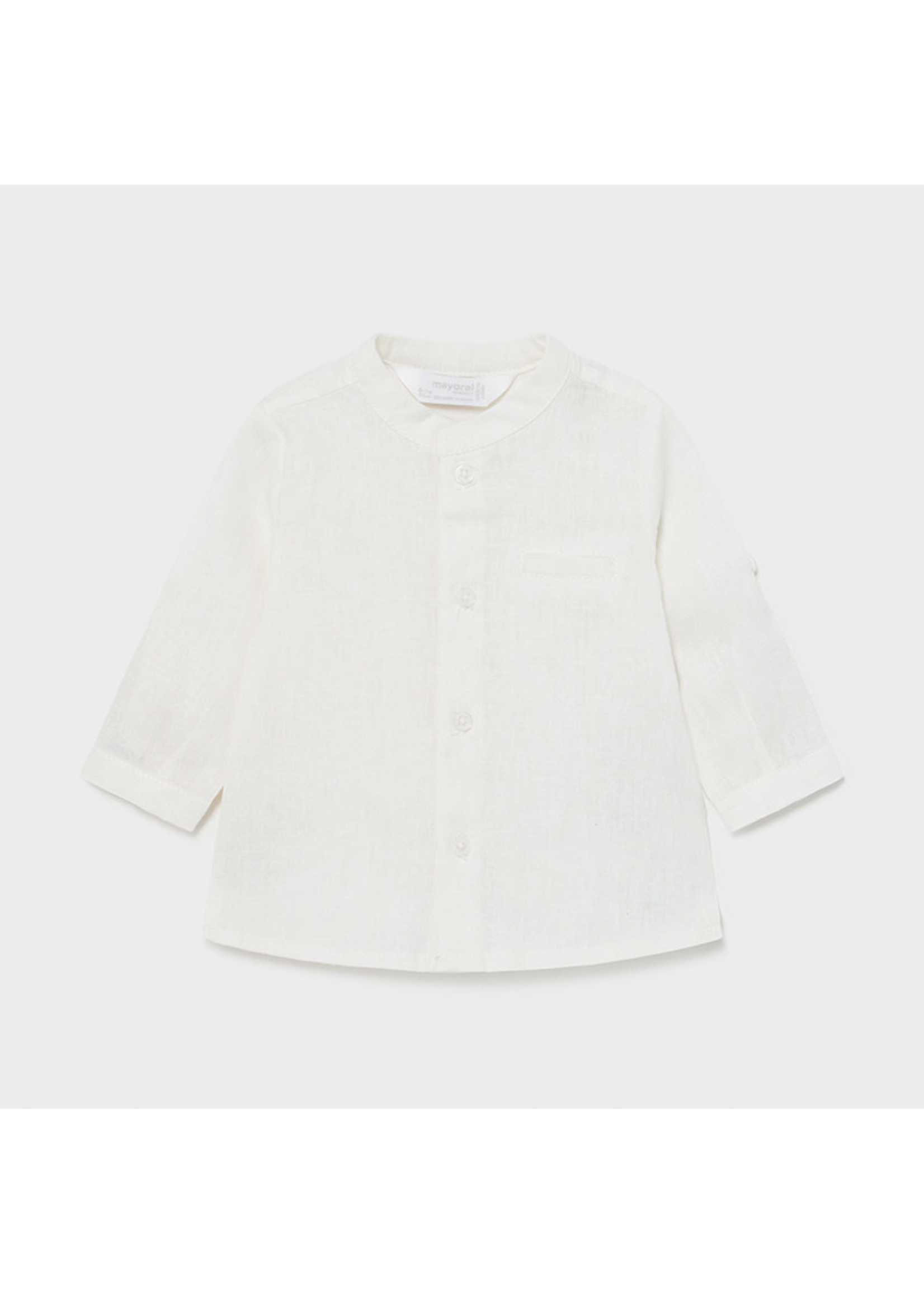 Mayoral Mayoral L/s shirt Cream - 21 01174