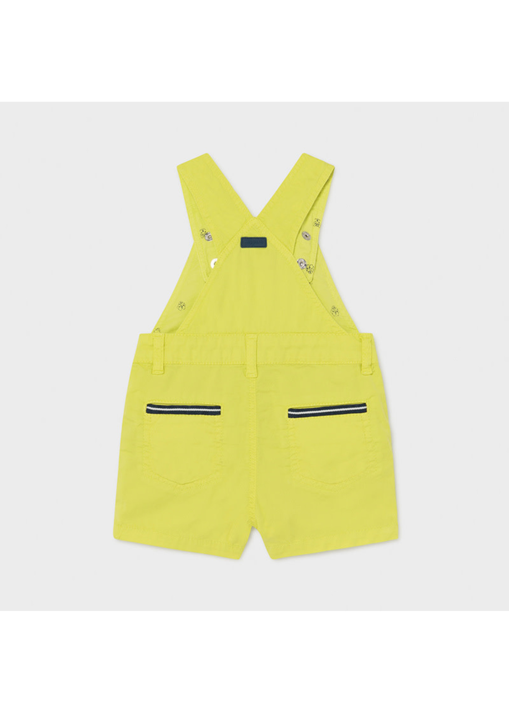 Mayoral Mayoral Twill short overalls Lime - 21 01663