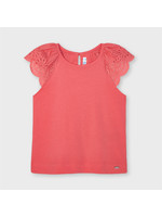 Mayoral Mayoral sleeveless t-shirt Coral - 21 03026