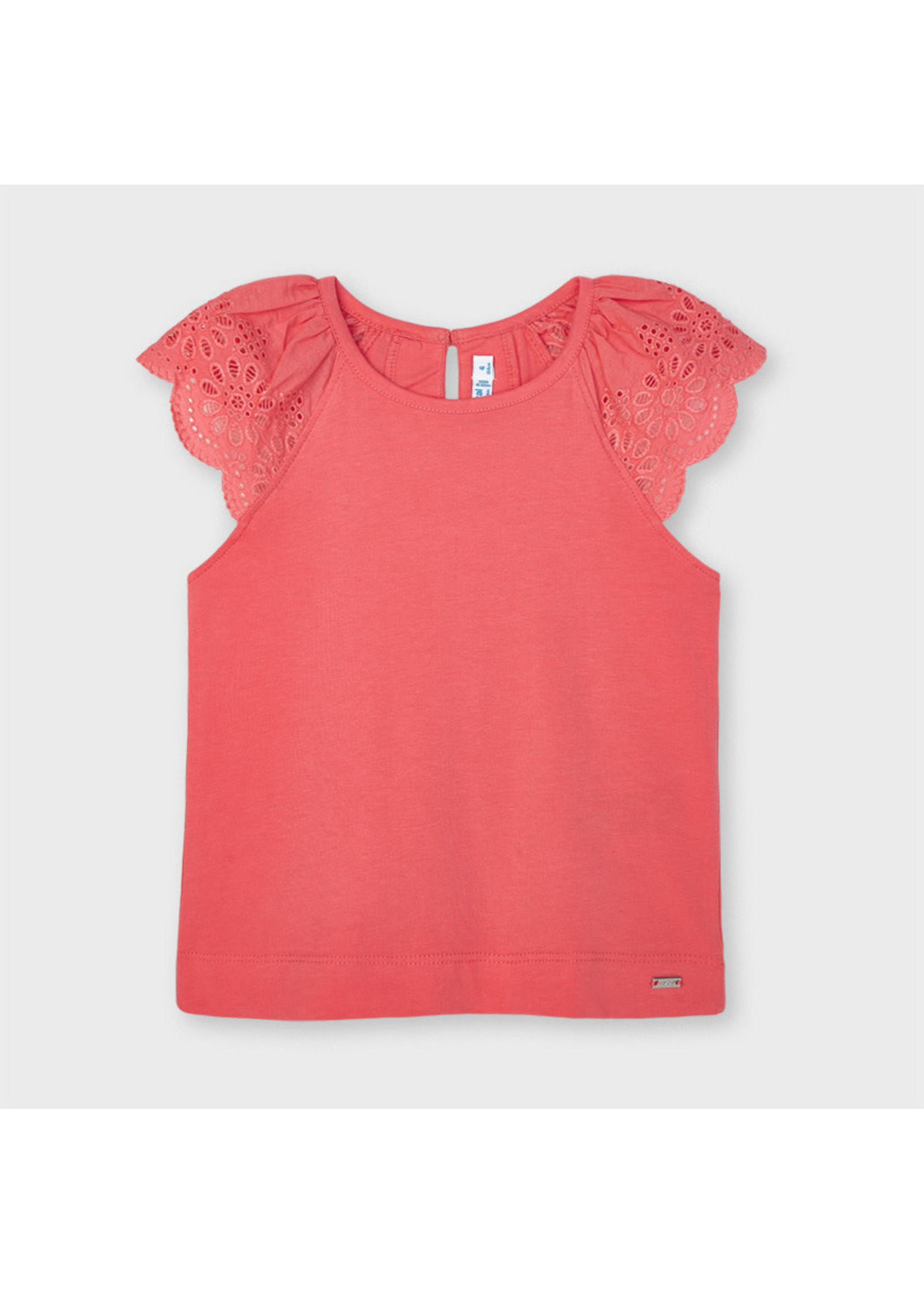 Mayoral Mayoral sleeveless t-shirt Coral - 21 03026