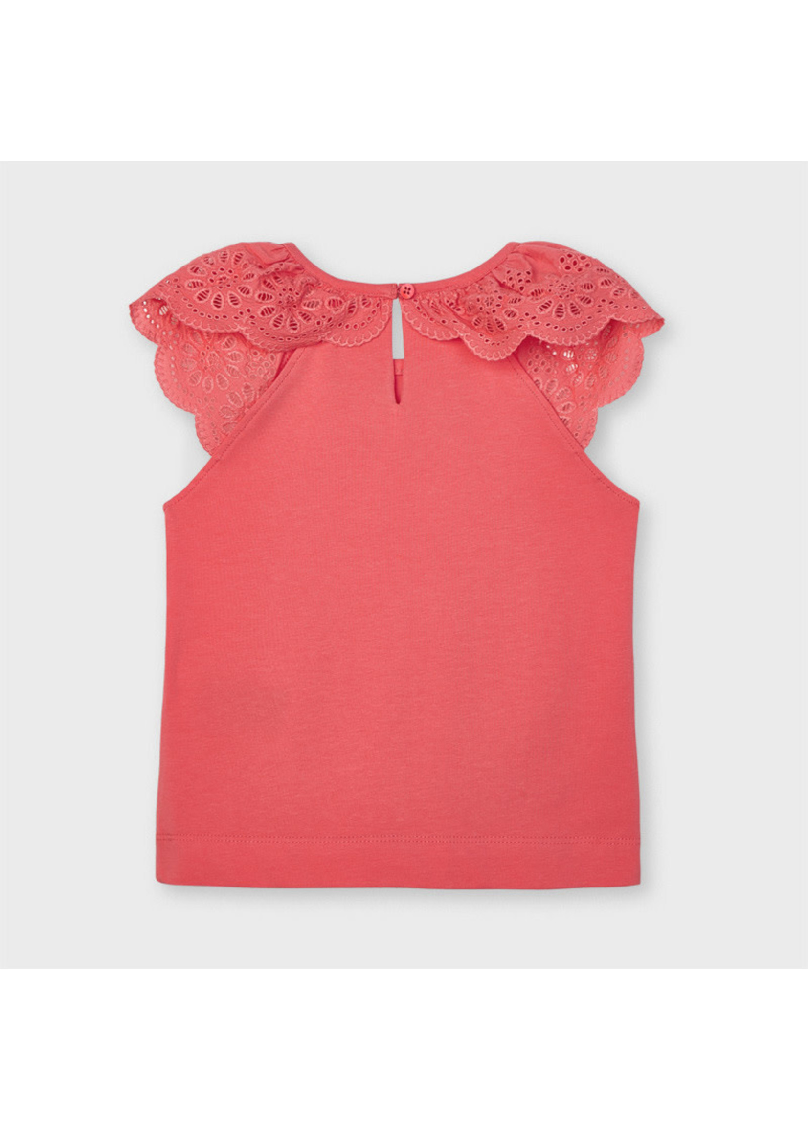 Mayoral Mayoral sleeveless t-shirt Coral - 21 03026