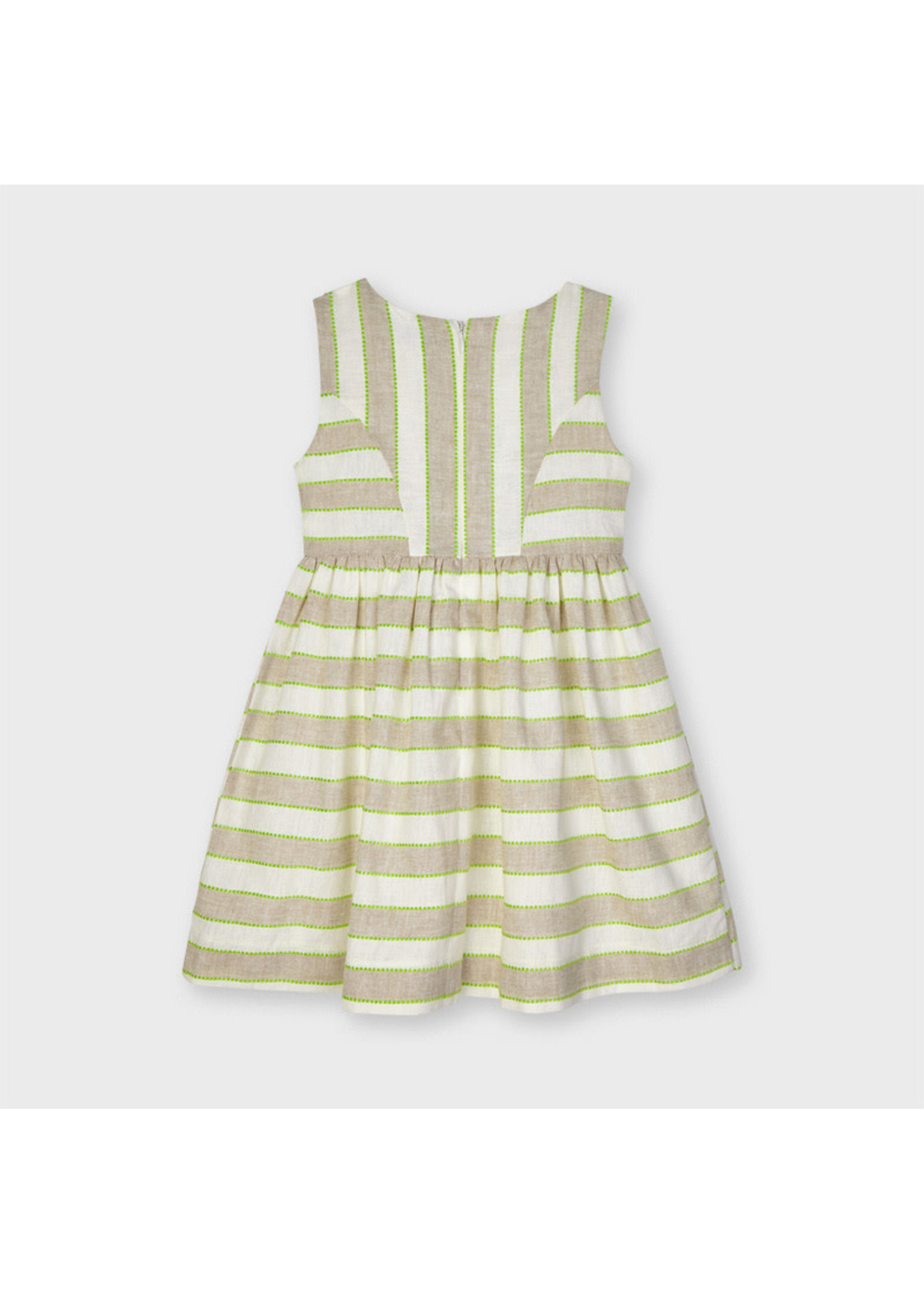 Mayoral Mayoral Stripes linen dress Linen - 21 03919