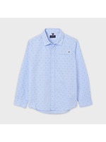 Mayoral Mayoral L/s shirt Lightblue - 21 06117