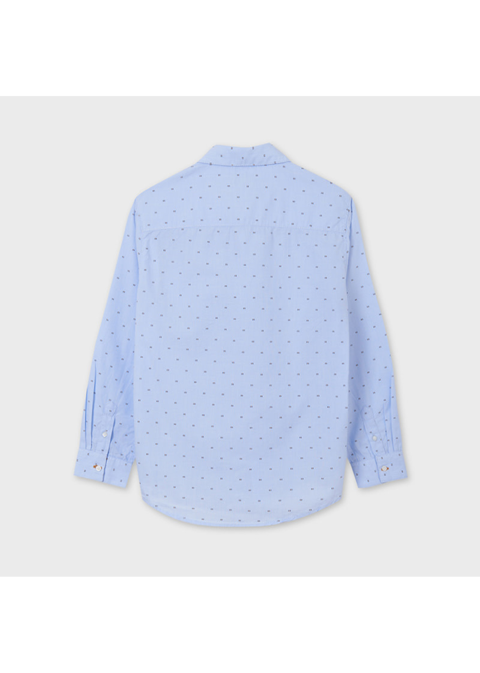 Mayoral Mayoral L/s shirt Lightblue - 21 06117