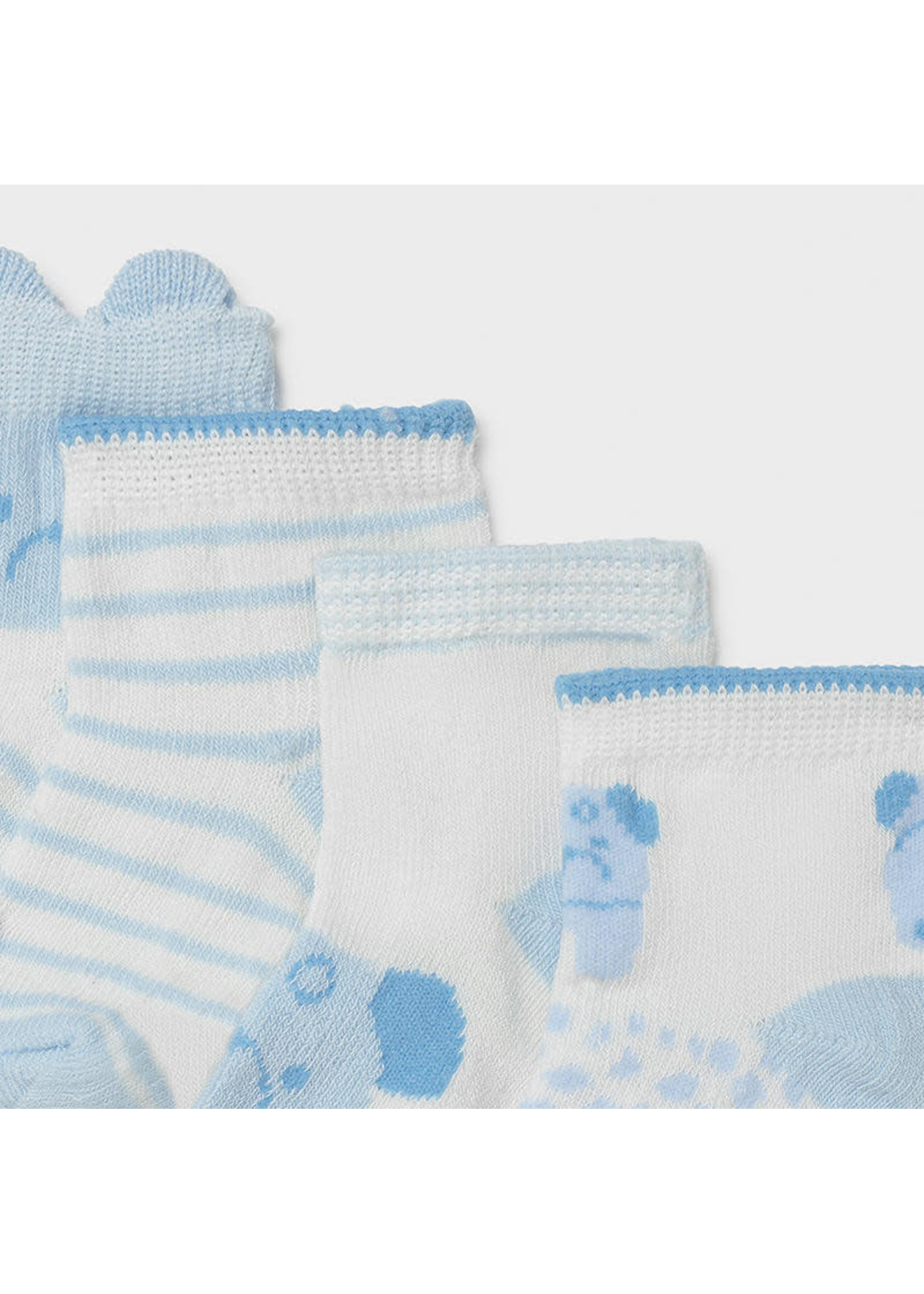 Mayoral Mayoral 4pc set socks Sky - 21 09360