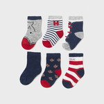 Mayoral Mayoral Set of 6 socks Indigo - 21 09363