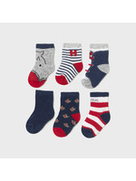 Mayoral Mayoral Set of 6 socks Indigo - 21 09363
