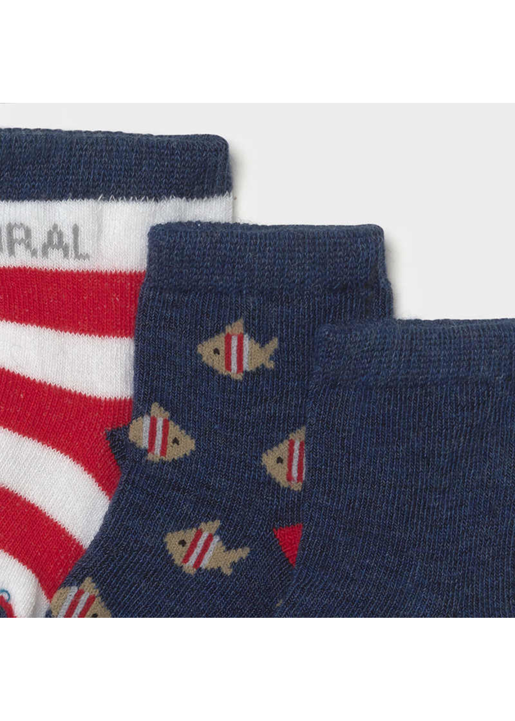 Mayoral Mayoral Set of 6 socks Indigo - 21 09363