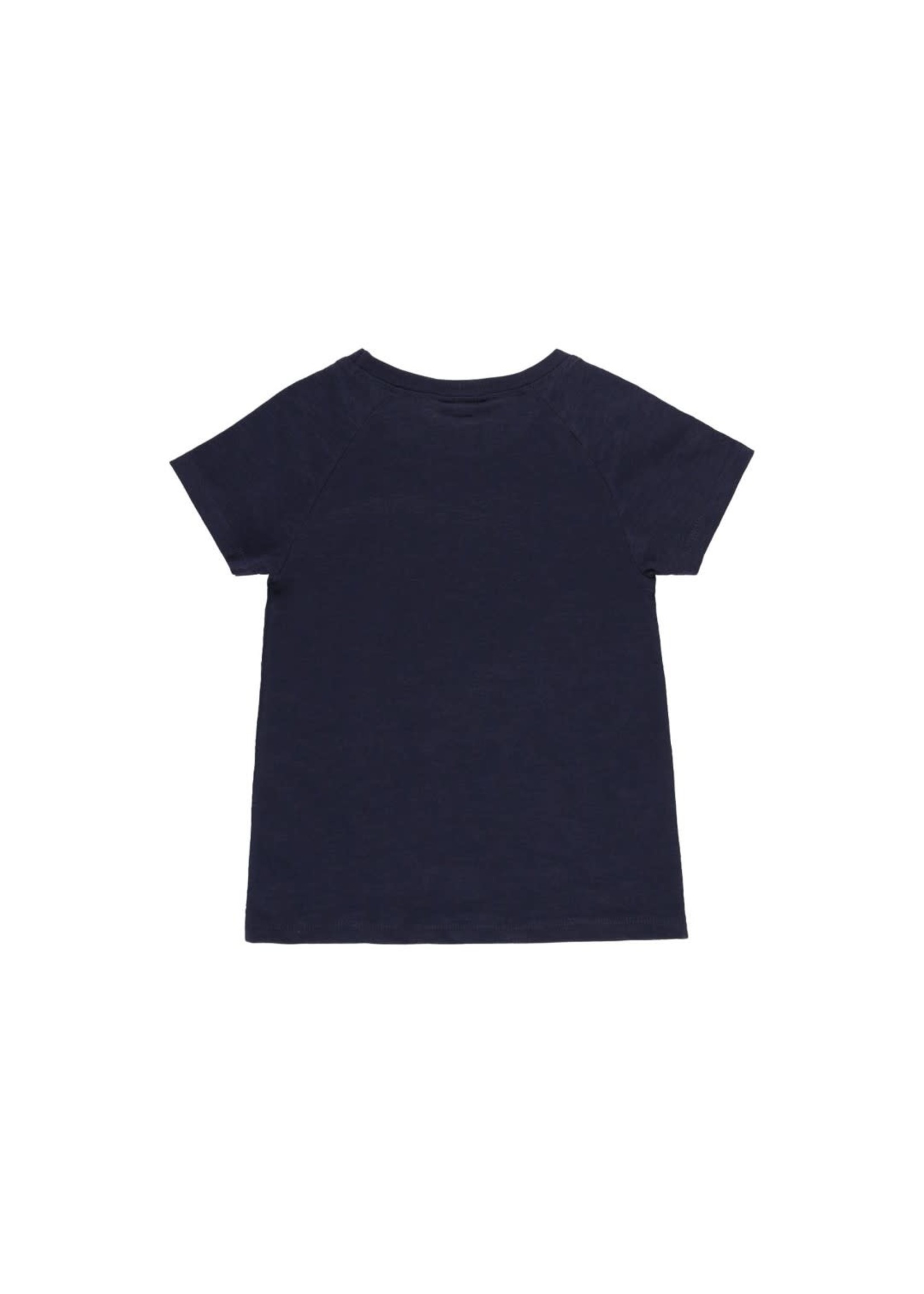 Boboli Knit t-Shirt flame "heart" for girl NAVY 452045