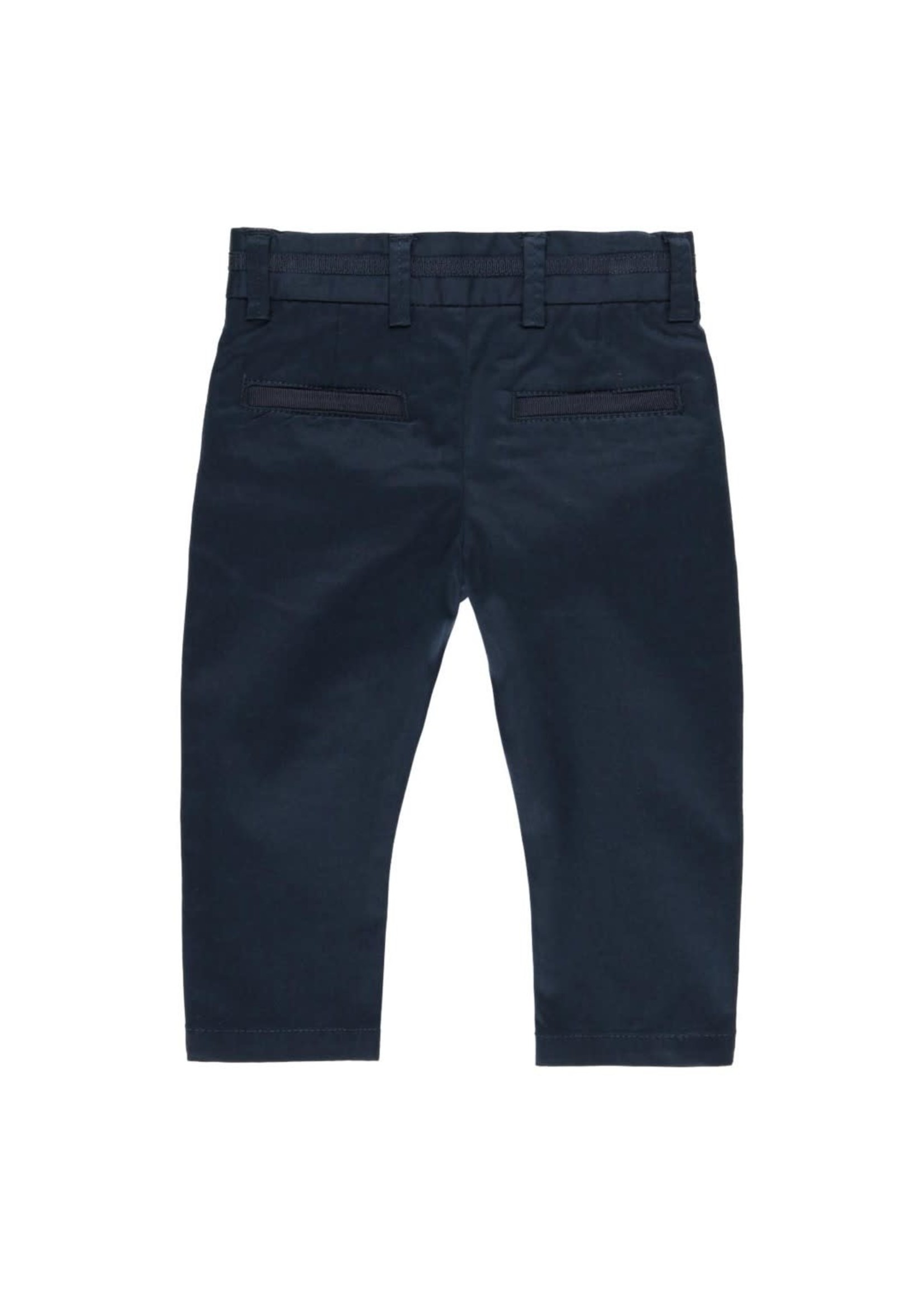 Boboli Boboli Stretch satin trousers for baby boy NAVY 712178