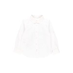 Boboli Boboli Linen shirt long sleeves for boy WHITE 732002