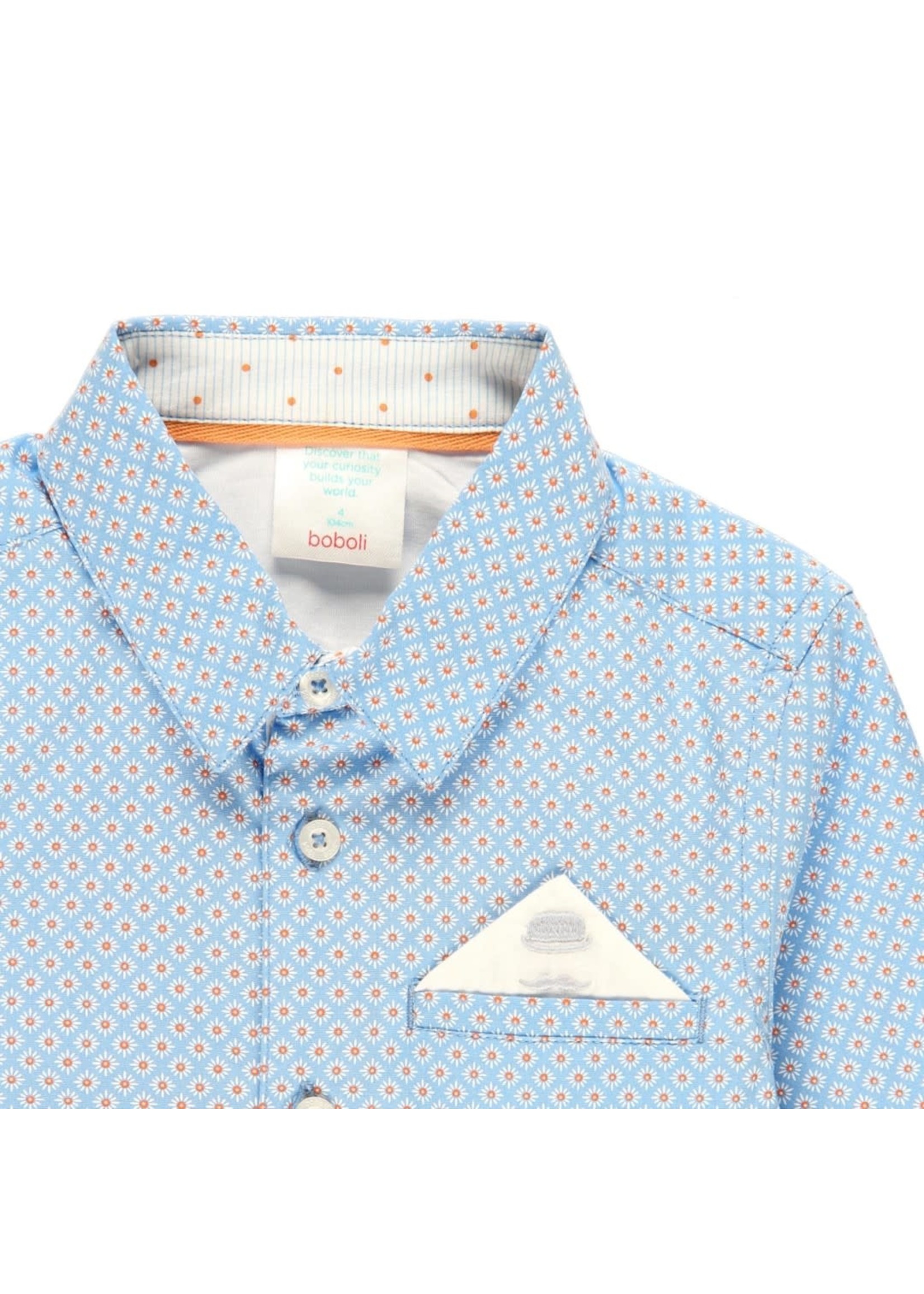 Boboli Poplin shirt fantasy for boy print 732136