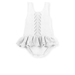 Mac Ilusion Mac Ilusion Pelele tirantes volante PADANG BOLONG Blanco