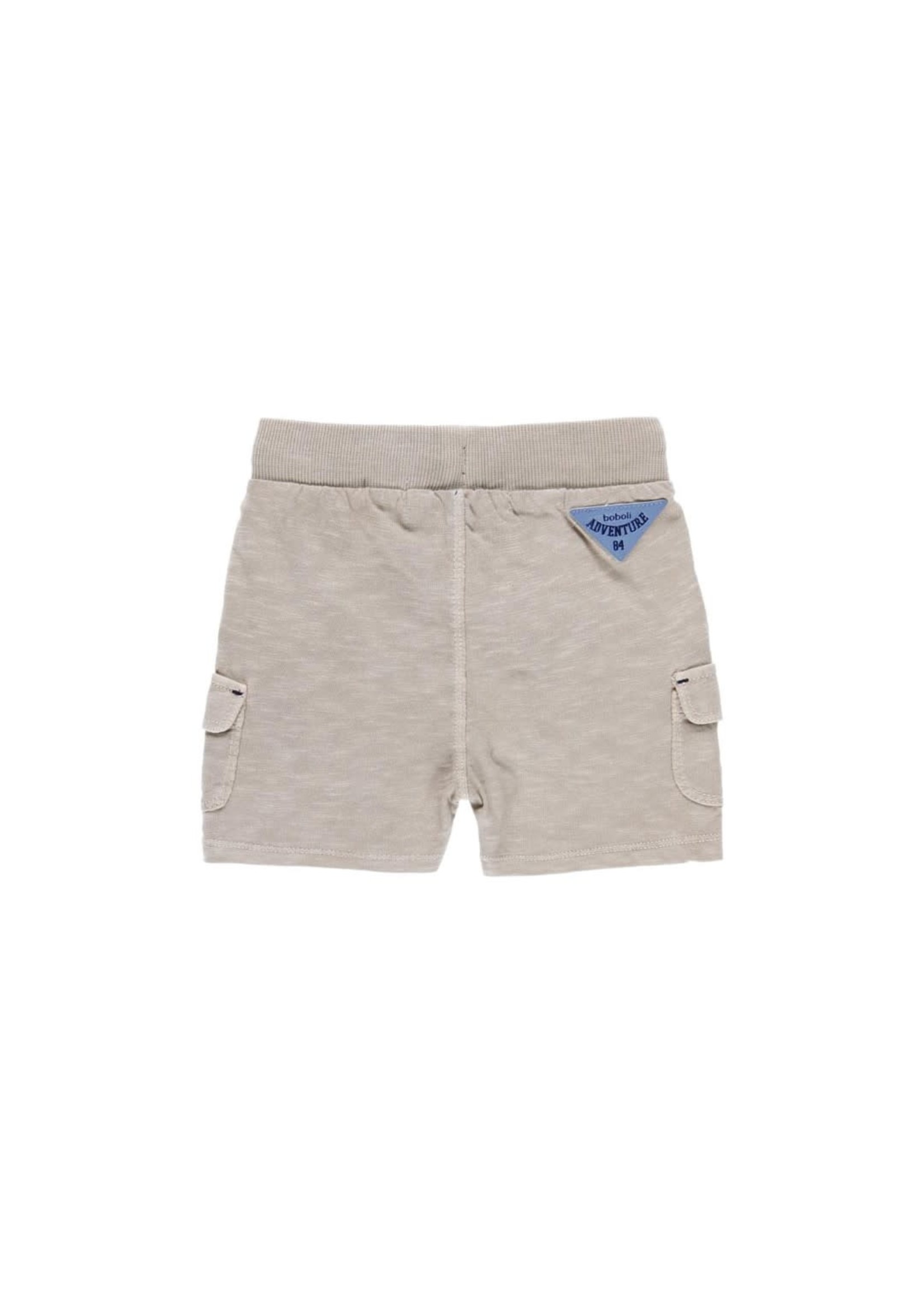 Boboli Boboli Knit bermuda shorts flame for baby boy saber 342098