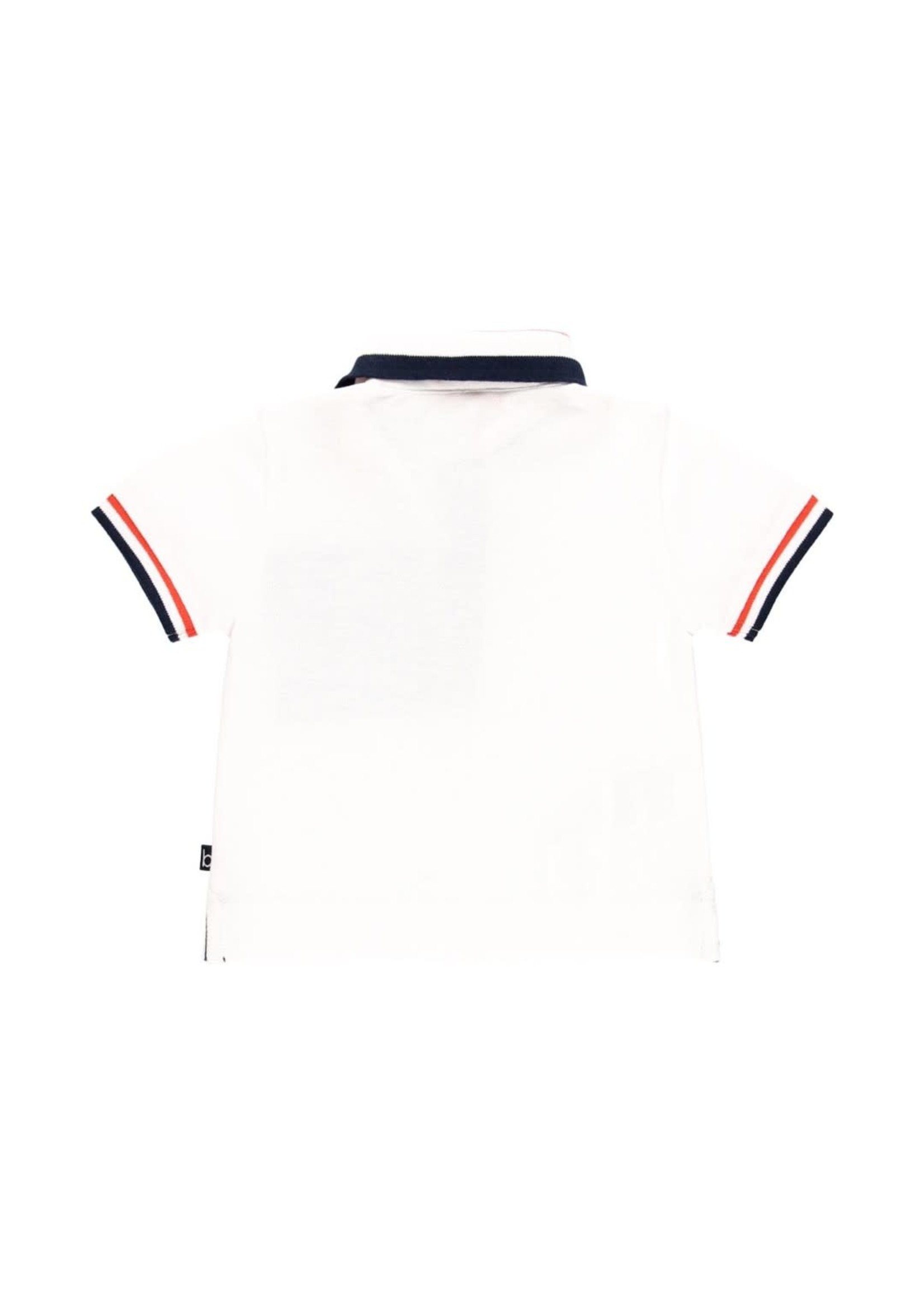 Boboli Pique polo for baby boy WHITE 712224