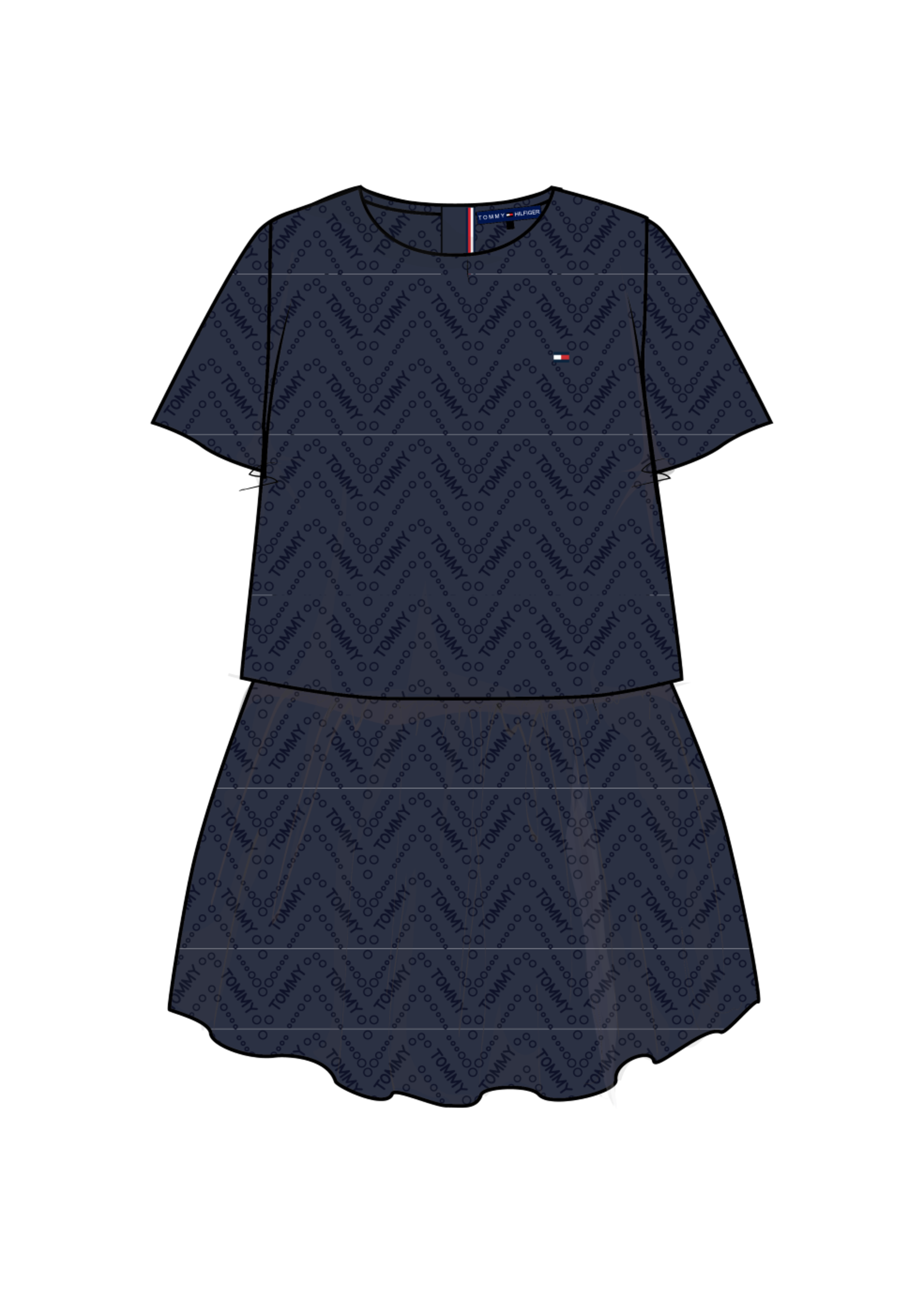 Tommy Hilfiger Tommy Hilfiger Dresses KG0KG05645C87 Twilight Navy