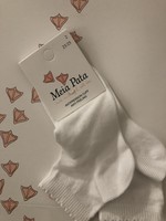 Meia Pata Meia Pata Peaked Short Socks 01 White