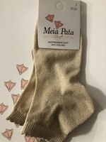 Meia Pata Meia Pata Peaked Short Socks 33 Gold Lurex 33