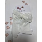 Meia Pata Meia Pata Velvet Hair Tie 35 Ivory