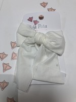 Meia Pata Meia Pata Velvet Hair Tie 35 Ivory