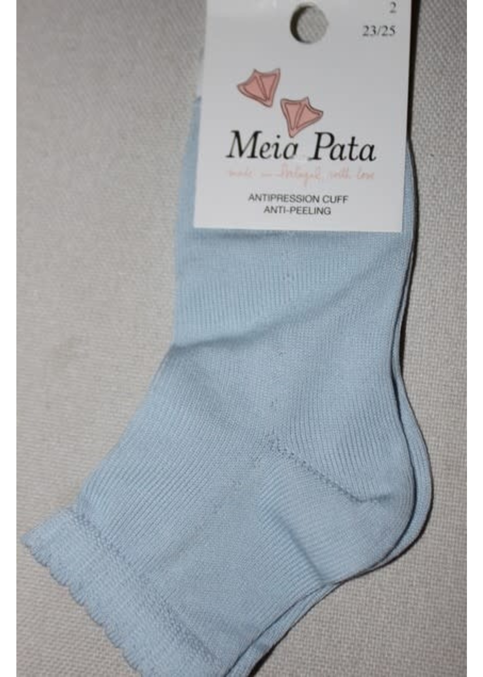 Meia Pata Meia Pata Peaked Short Socks 11 Baby Blue