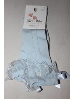 Meia Pata Meia Pata Perle Kneesocks With Tule and Satin Bow Back 11 Baby Blue