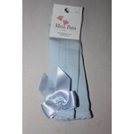 Meia Pata Meia Pata Perle Kneesocks with Satin Bow and Pearl Botton 11 Baby Blue