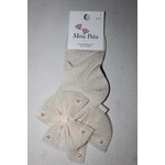 Meia Pata Meia Pata Short Socks Tule Bow With Pearls 47 Ivory Lurex