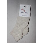 Meia Pata Meia Pata Peaked Short Socks 47 Ivory Lurex