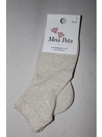 Meia Pata Meia Pata Peaked Short Socks 47 Ivory Lurex