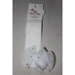 Meia Pata Meia Pata Kneesocks With Tule Bow With Pearls 01 White