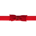 Your Little Miss Baby haarbandje met strik red & sparkle
