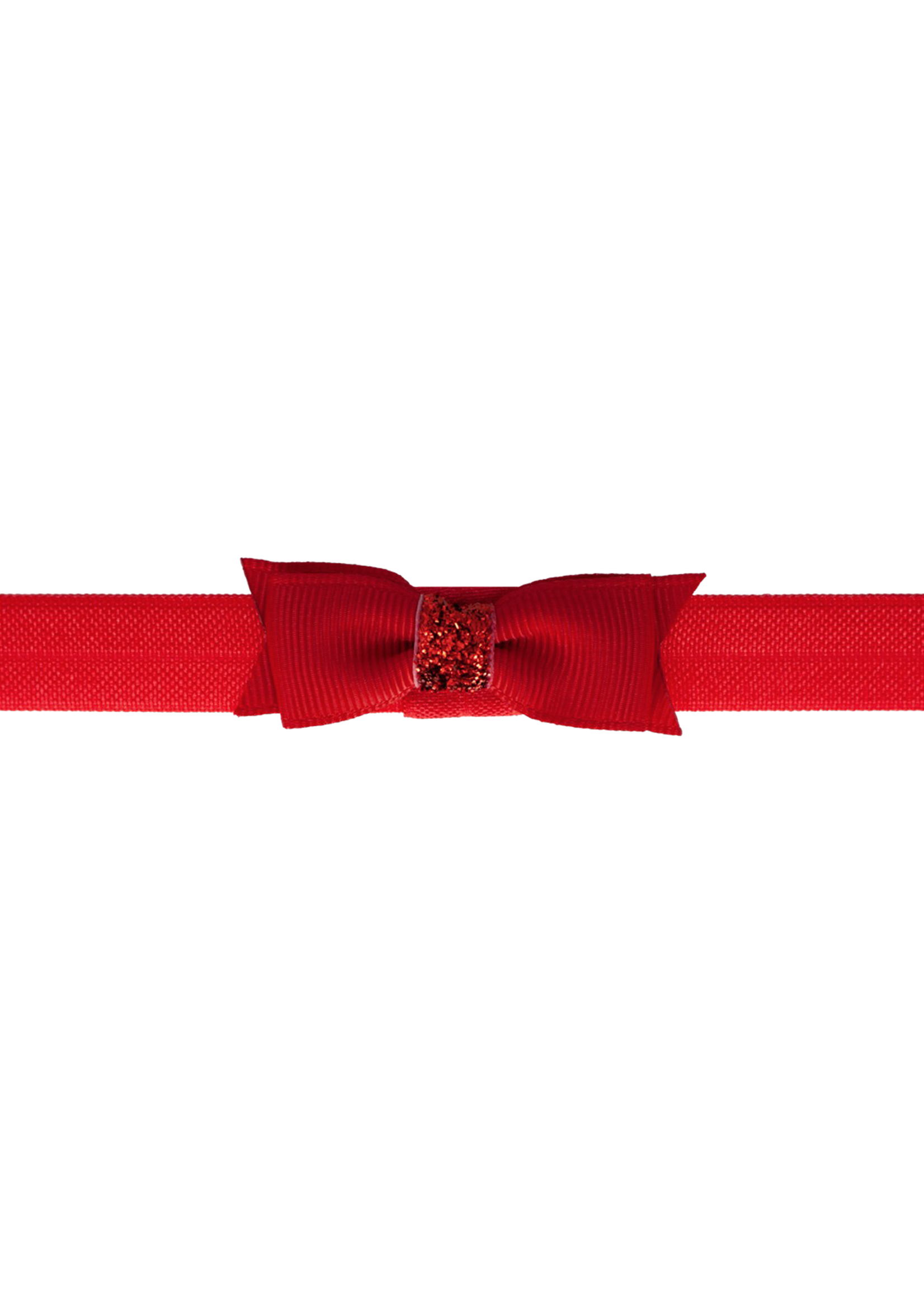 Your Little Miss Baby haarbandje met strik red & sparkle