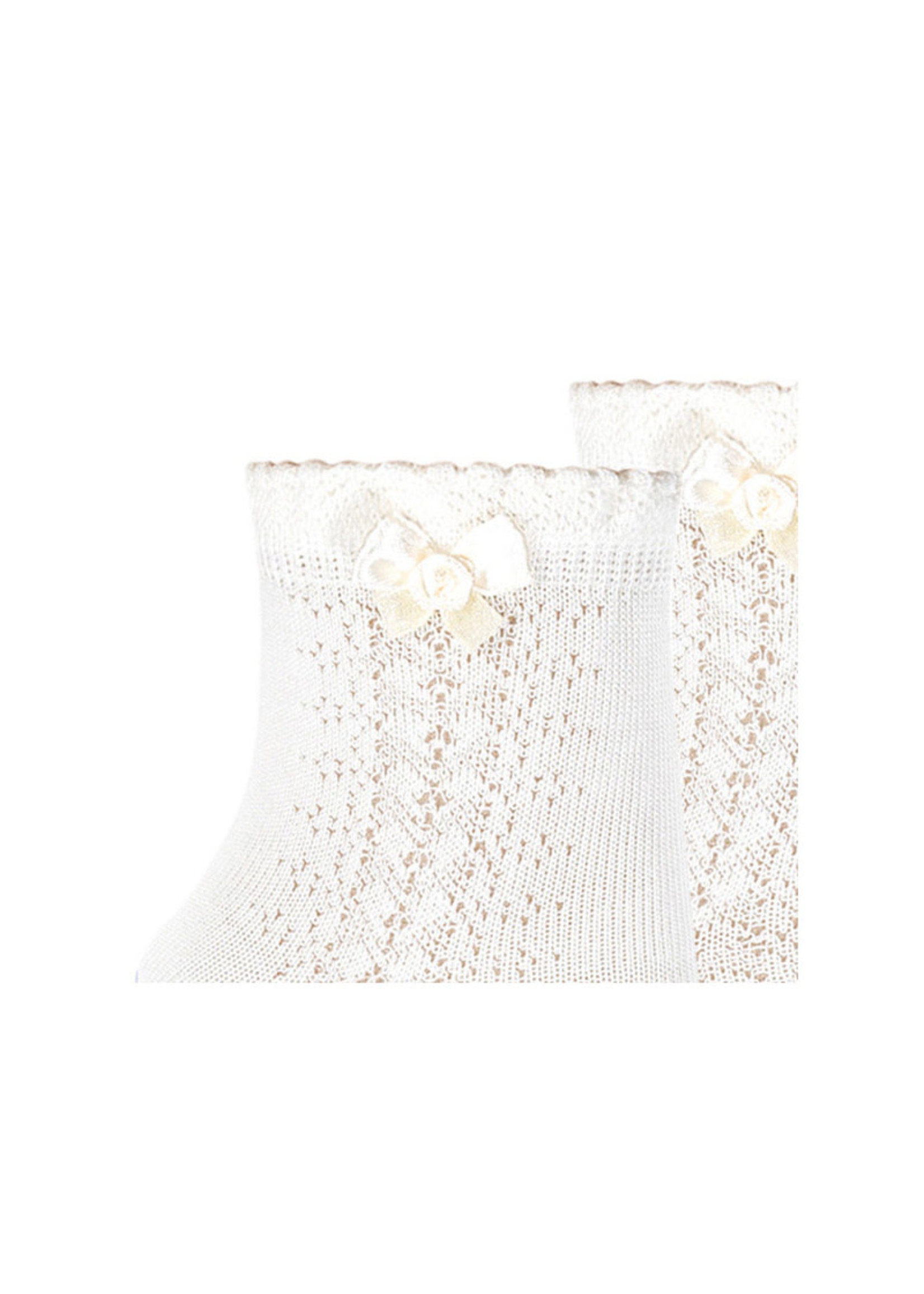 Condor Condor party Sokje off white met strikje