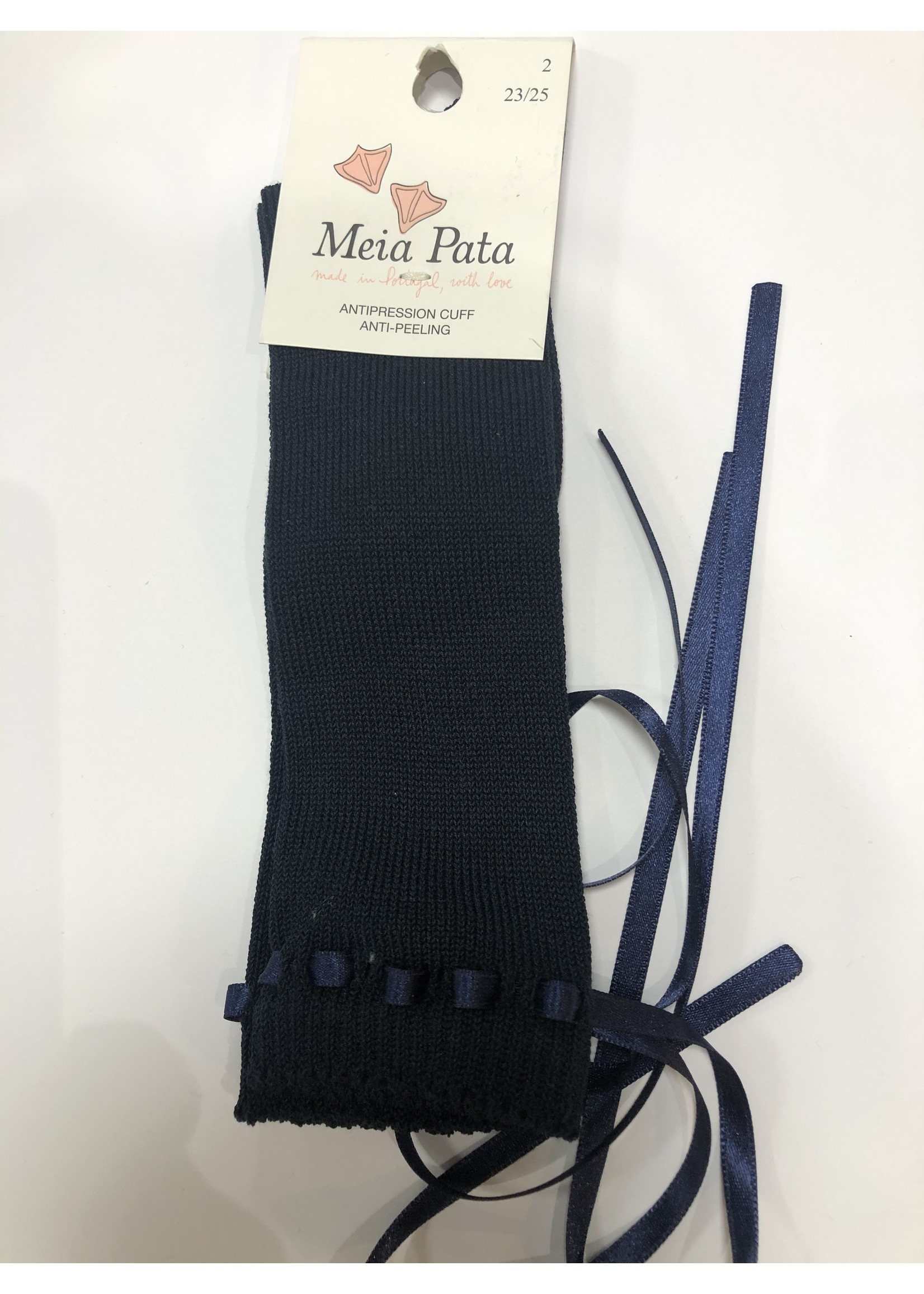 Meia Pata Meia Pata Kneesocks Dowel With Satin Wire 14 Navy Blue