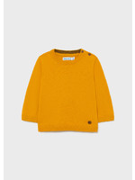 Mayoral Mayoral Basic crew neck sweater Ochre - 21 00351