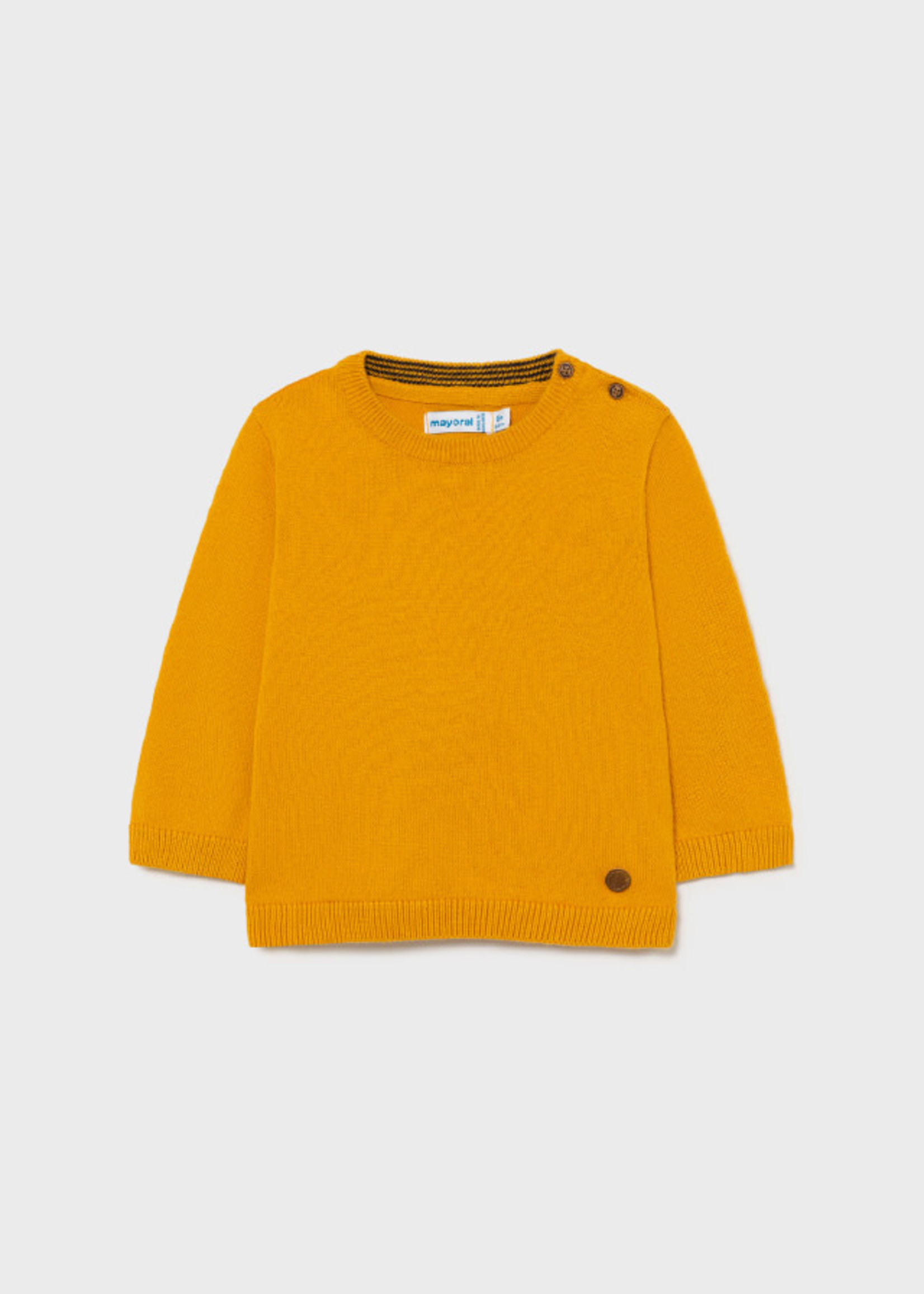 Mayoral Mayoral Basic crew neck sweater Ochre - 21 00351