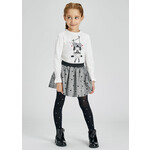 Mayoral Mayoral glitter dotted skirt Black - 21 04903
