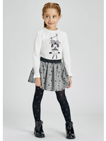 Mayoral Mayoral glitter dotted skirt Black - 21 04903