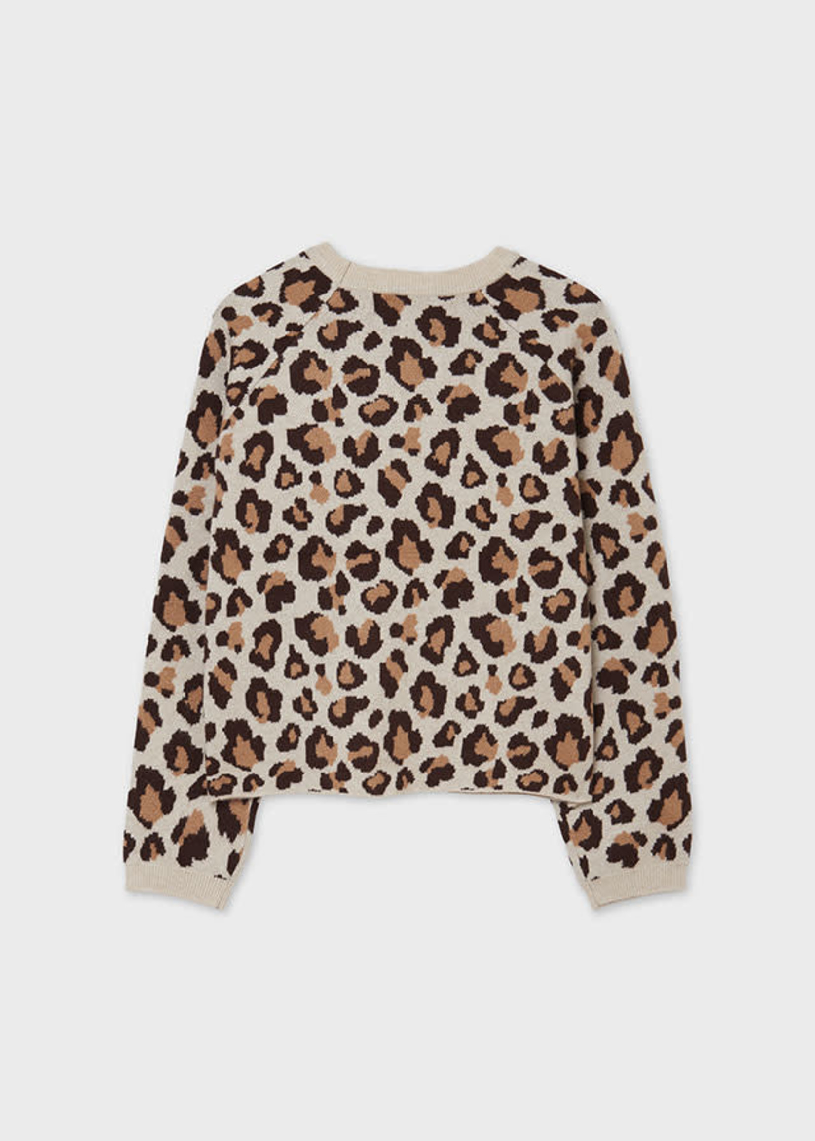 Mayoral Mayoral Leopard print sweater Natural - 21 07353