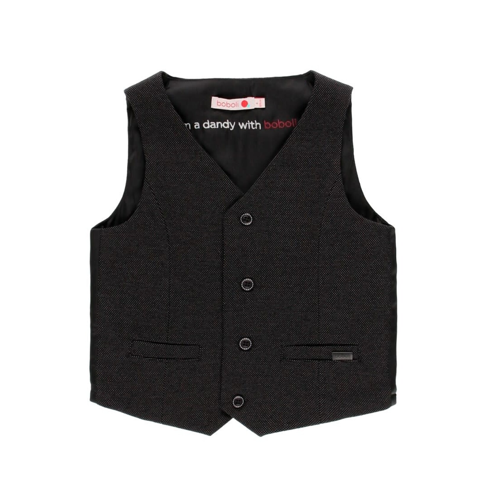 Boboli Boboli Vest fantasy for boy BLACK 731135