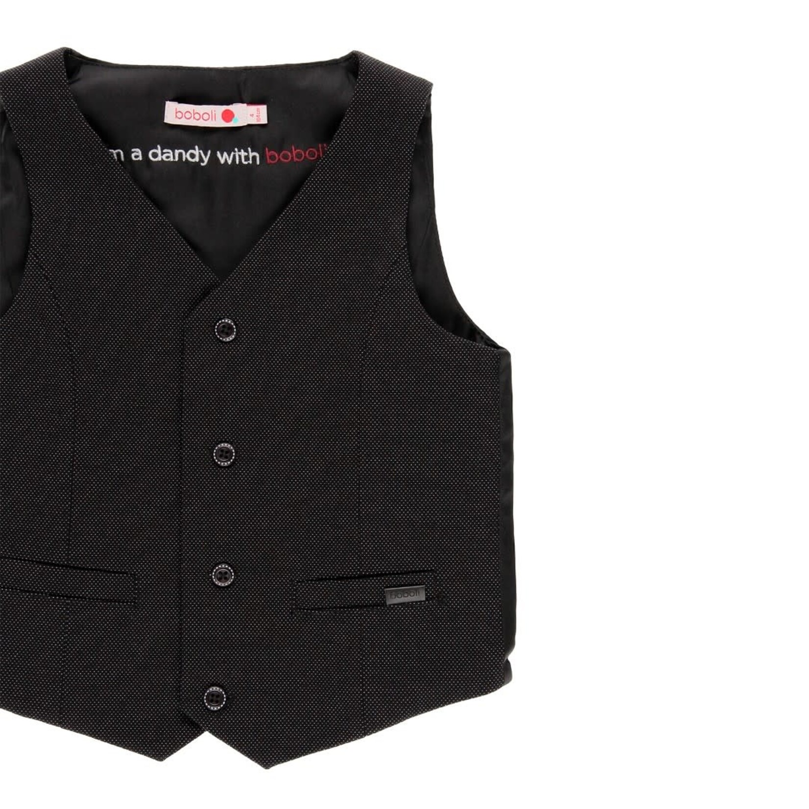 Boboli Boboli Vest fantasy for boy BLACK 731135